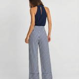 Isolde | Wide-Leg Halter Neck Jumpsuit