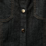 Sascha Denim Set | Women's Set with Fitted Top and Matching Trousers