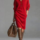 Freesia | Knitted Sweater Dress with Flattering Fit