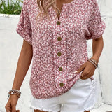 Talia | Floral Pattern Blouse