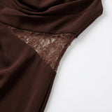 Esme | Women’s Lace Halter Maxi Dress for Elegant Occasions