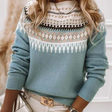 Rosalie | Nordic Pattern Women's Sweater