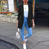 Grace | Long Double-Breasted Blazer with Tailored Fit