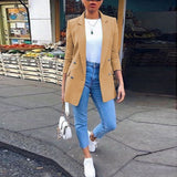 Grace | Long Double-Breasted Blazer with Tailored Fit