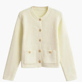 Daisy | Classic Knit Cardigan with Pocket Details