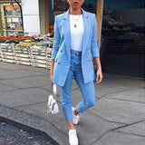 Grace | Long Double-Breasted Blazer with Tailored Fit