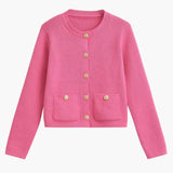 Daisy | Classic Knit Cardigan with Pocket Details