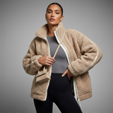 Georgina | Women's Teddy Fleece Coat with Full Zip