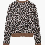 Freya | Leopard Print Knit Cardigan