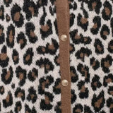 Freya | Leopard Print Knit Cardigan