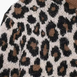 Freya | Leopard Print Knit Cardigan