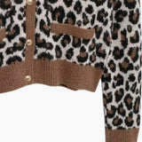Freya | Leopard Print Knit Cardigan