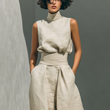 Phoebe | Women's Wide-Leg Sleeveless Jumpsuit