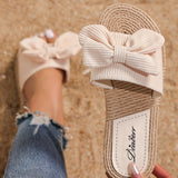 Esme | Boho Sandals with Bow Detail