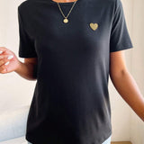 Nanna | Heart Detail T-shirt For Women