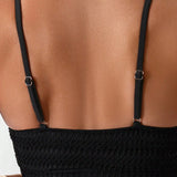 Norevia | Textured High-Waisted Bikini Set