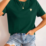Nanna | Heart Detail T-shirt For Women