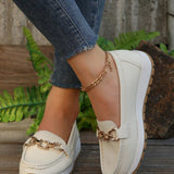 Sophia | Chic Women’s Loafers with Metal Detail