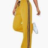 Bonnie | Women's wide-leg trousers with sporty side stripes