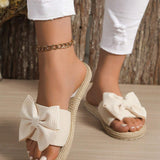Esme | Boho Sandals with Bow Detail