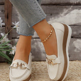 Sophia | Chic Women’s Loafers with Metal Detail