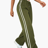 Bonnie | Women's wide-leg trousers with sporty side stripes