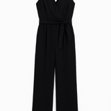 Esme | Stylish Jumpsuit with Wrap Neckline and Waist Tie
