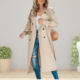 Bella | Women's Mid-Season Double-Breasted Trench Coat