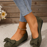 Annabelle | Ballerina Flats with Bow Detail