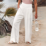 Corvina | High-Waisted Relaxed Linen Trousers