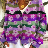 Juniper | Women's Vintage-Inspired Colourful Button-Up Cardigan