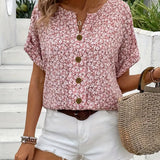 Talia | Floral Pattern Blouse
