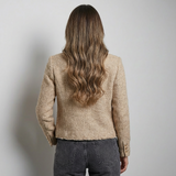 Abigail | Classic Tweed Jacket with Gold-Coloured Buttons