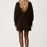 Theo | Knitted Two-Piece Set with Relaxed Sweater and Mini Skirt