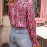 Clarisse | Paisley Print Blouse with Lightweight Comfort