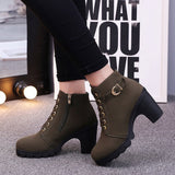 Harriet | Cross-strap ankle boots with modern edge