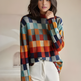 Sophie | Women's High-Neck Knit Sweater