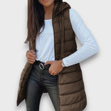 Daisy | Hooded Quilted Gilet