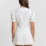 Imogen | Coordinated Cotton Set with Puff Sleeves