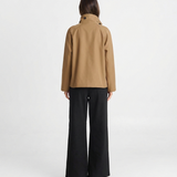 Harriet | Cropped Utility Jacket with Stand Collar