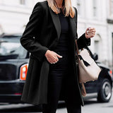 Rosie | Women's Double-Breasted Mid-Length Coat