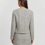 Phoebe | Tweed Knit Jacket and Skirt Co-Ord Set