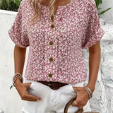 Talia | Floral Pattern Blouse