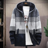 Oscar | Men's Knitted Hooded Cardigan for Winter Comfort