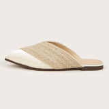 Imogen | Pointed Toe Espadrille Mules