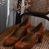 Niamh | Low-Heel Everyday Sandals with Buckle Strap