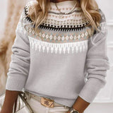 Tabitha | Women's Printed Cotton Sweater