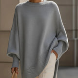 Clara | Chic Oversized Poncho Sweater for Women