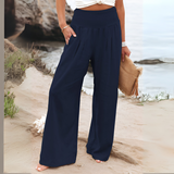 Corvina | High-Waisted Relaxed Linen Trousers