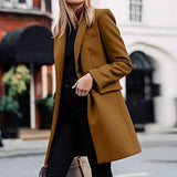 Rosie | Women's Double-Breasted Mid-Length Coat